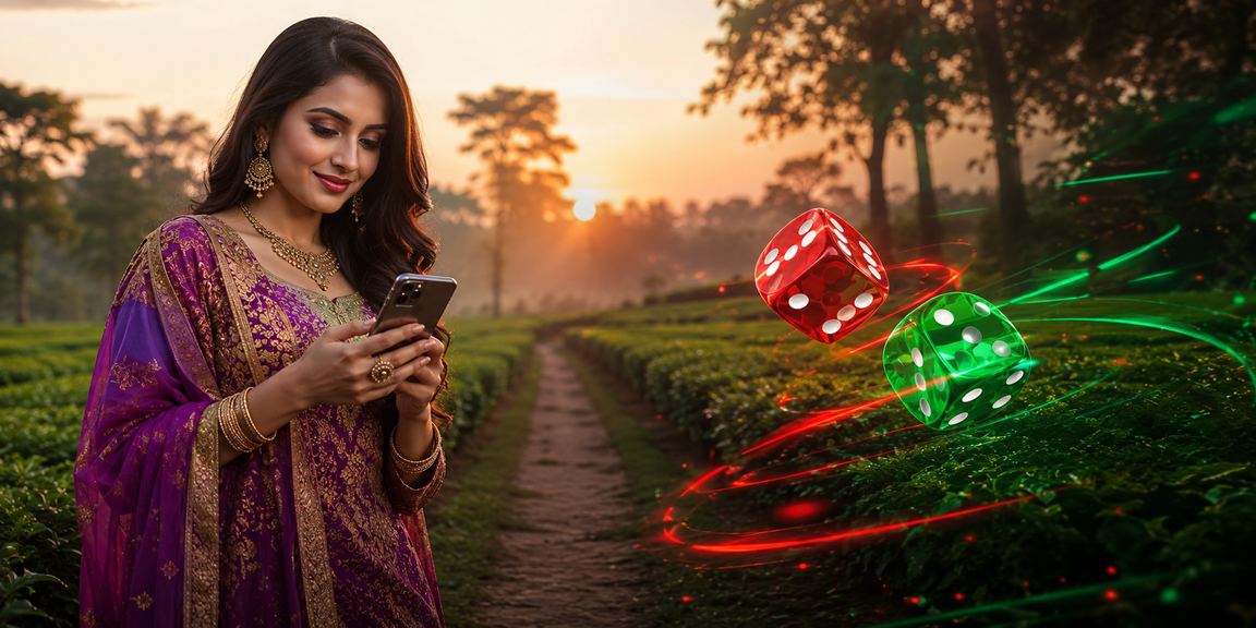 বগুড়ায় ডাইস গেমের লাল-সবুজ বেটিং দৃশ্য